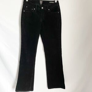 Jag Low Rise Boot Cut Corduroy Black Jeans Size 2